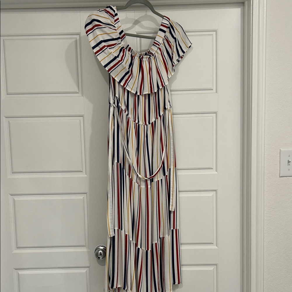 Kaktus Multicolor Striped Maxi Dress